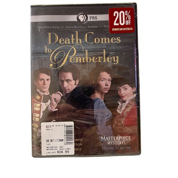 2013 PBS Death Comes to Pemberley DVD NEW Sealed Masterpiece Mystery UK Edition - Picture 1 of 5